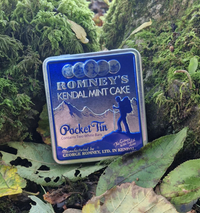 Romneys Kendal Mint Cake Pocket Tin 170g (White Kendal Mint Cake + Tin for your tackle)