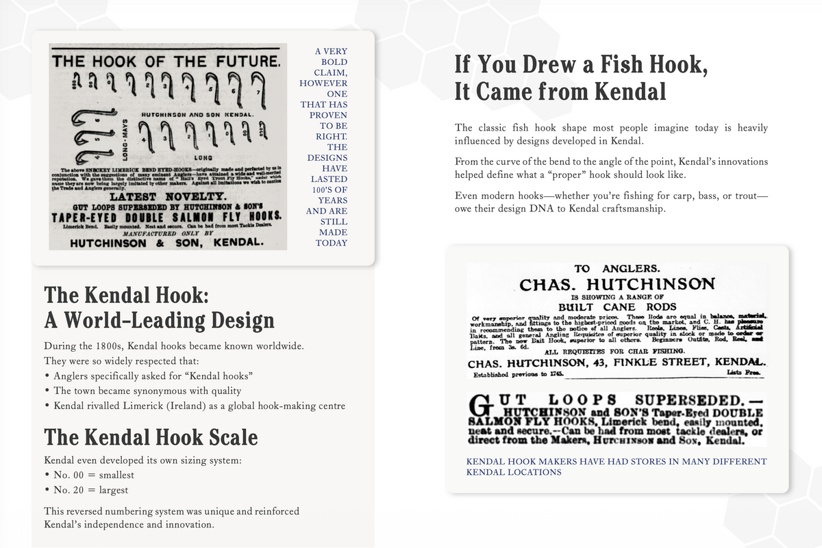 The History of Fish Hook Making in Kendal Book