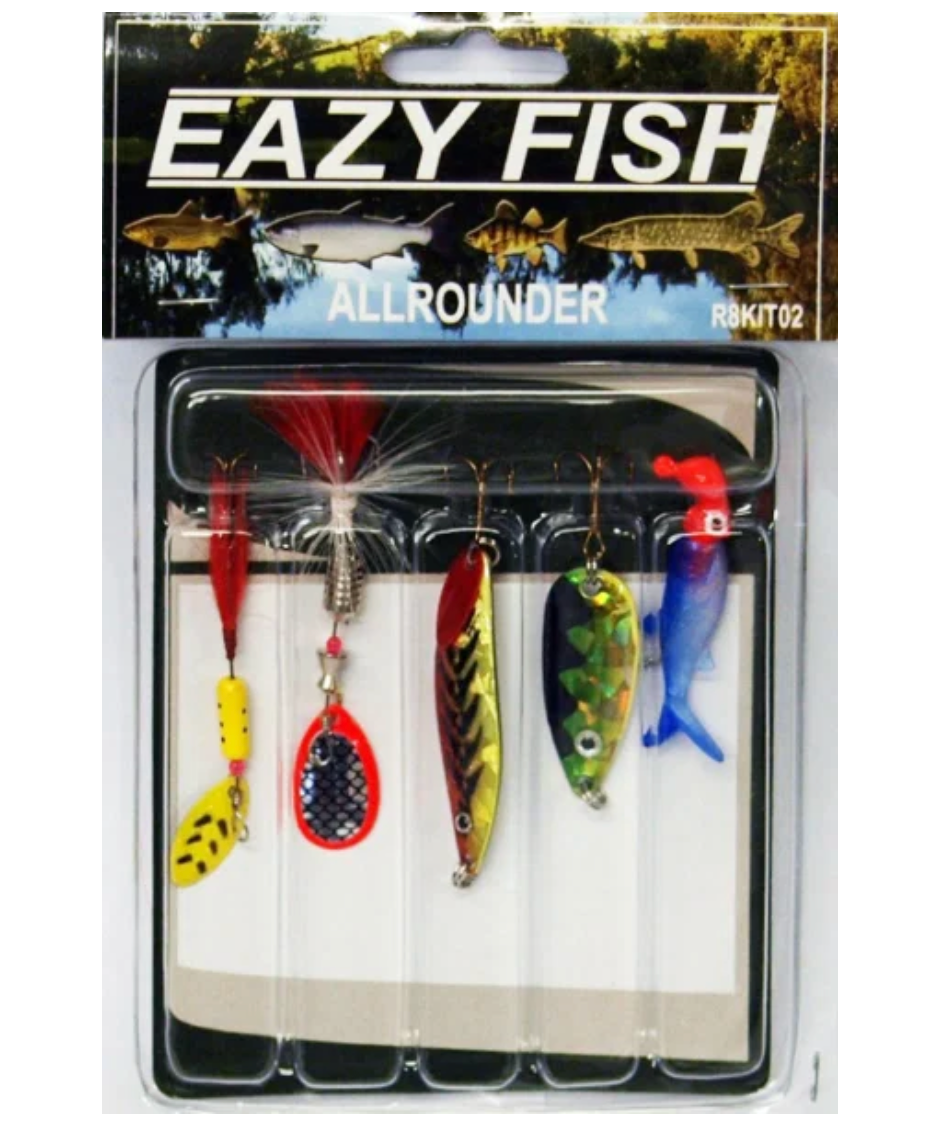 Eazy Fish Allrounder Lure Set x 5 Lures