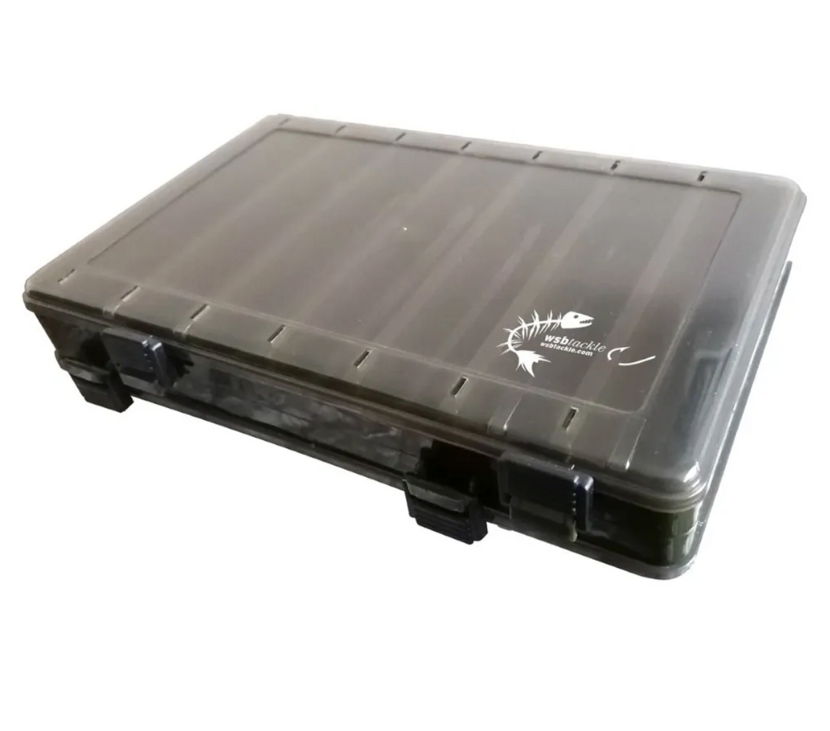 Double-Sided Lure Tackle Box. Box Size: 27 x 18 x 5cm Perfect for Lures