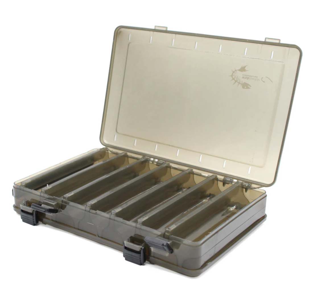 Double-Sided Lure Tackle Box. Box Size: 27 x 18 x 5cm Perfect for Lures