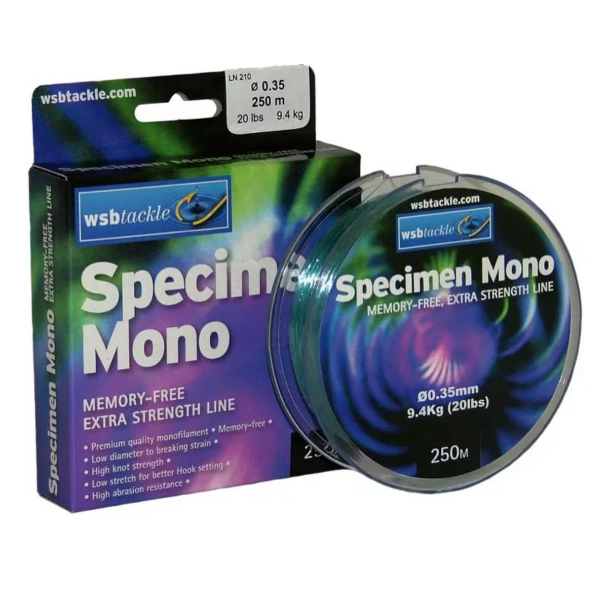 20lb Premium Mono Line. 250m Spool. Premium Co-polymer Nylon Line