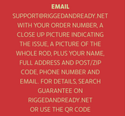 Repairs, Spares, Guarantee Claim... Instructions what to do? (Not a product on sale)