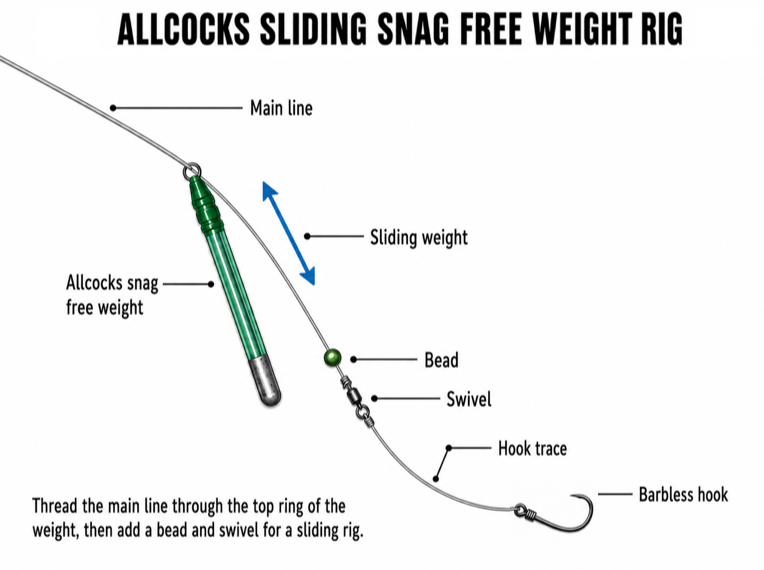 Allcocks Snag Free Weights – Bag of 3 x 10g