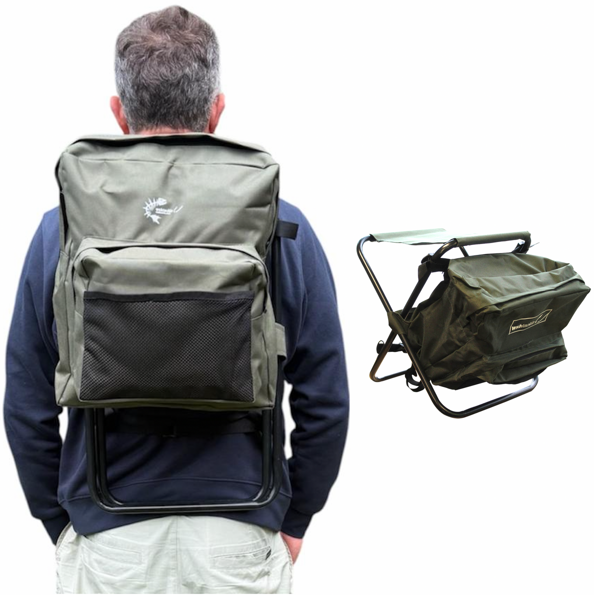 The “Ruck-Stool” Fishing Rucksack with Built-In Seat