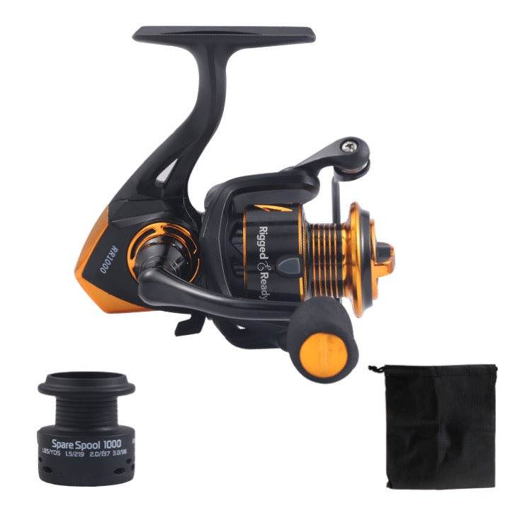 SPECIAL DEAL – FISH RIG 180 ROD + RR1000 REEL, UNHOOKING MAT, NET, 4LB MONO LINE & MIXED SOFT LURE RIG RRP £186.94 NOW £161.94*