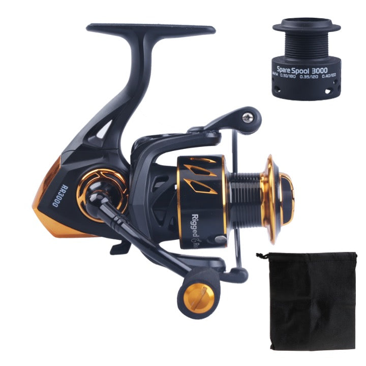 SPECIAL DEAL – X5 ROD + RR3000 REEL, UNHOOKING MAT, NET, 8LB MONO LINE & MIXED SOFT LURE RIG RRP £189.94 NOW £164.94*