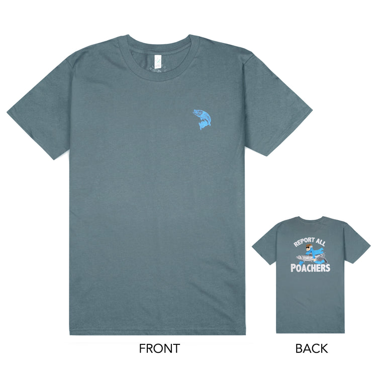 RIGGED AND READY REPORT ALL POACHERS T-SHIRT