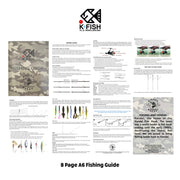 Fish Rig Travel Fishing Tackle Box + Tackle. 30 Essential Angling Tackle Items + How to Fish Guide