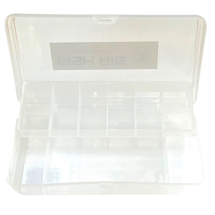 FISH RIG TACKLE BOX - Perfect size, 2 tier box for the travel angler (Empty, no tackle)