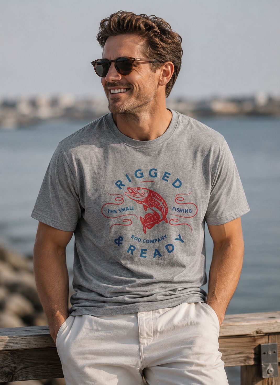 T-SHIRT - THE SMALL FISHIN ROD COMPANY