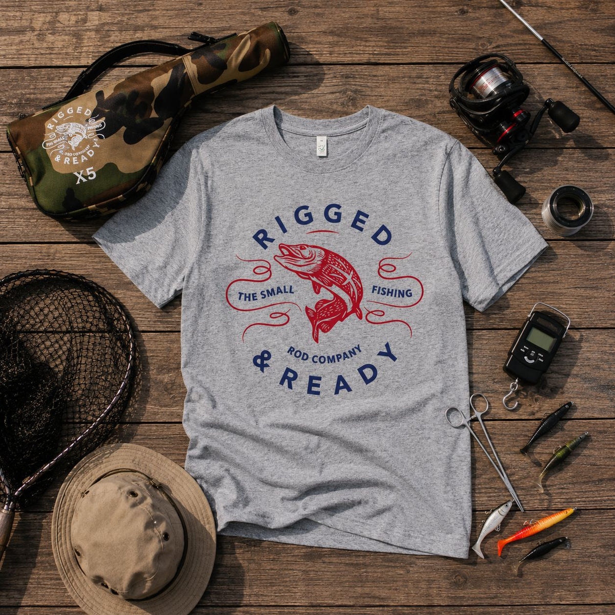 T-SHIRT - THE SMALL FISHIN ROD COMPANY