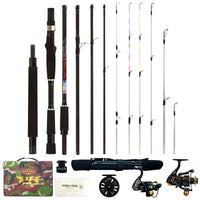 X5 Lure 10 Year Ltd Edition - Spin, Baitcast, Fly - 1 Rod 11 Techniques