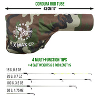 X Max Fishing Rod Combination. Multi-Function Powerful Predator & Carp, Spin, Feeder, Float Rod, Reel and Case