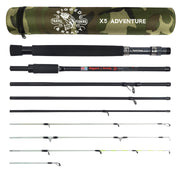 SPECIAL DEAL – X5 ROD + RR3000 REEL, UNHOOKING MAT, NET, 8LB MONO LINE & MIXED SOFT LURE RIG RRP £189.94 NOW £164.94*