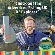 X5 Explorer. Limited Edition by Adventure Fishing UK + Rigged and Ready  6-in-1 Fishing Rod