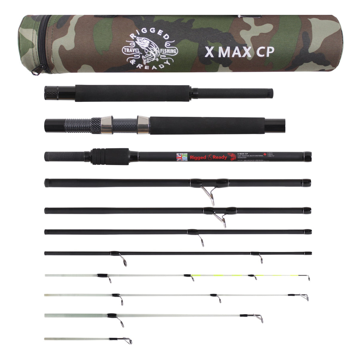 SPECIAL DEAL SAVE £25 – X MAX CP ROD + RR5000 REEL, UNHOOKING MAT, NET & 20LB MONO LINE
