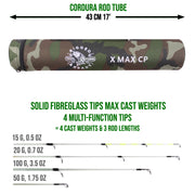 X Max C-P (Carp & Predator) Fishing Rod. Spin. Bait, Alarm, Lure, Feeder, Float Rod, Ledger