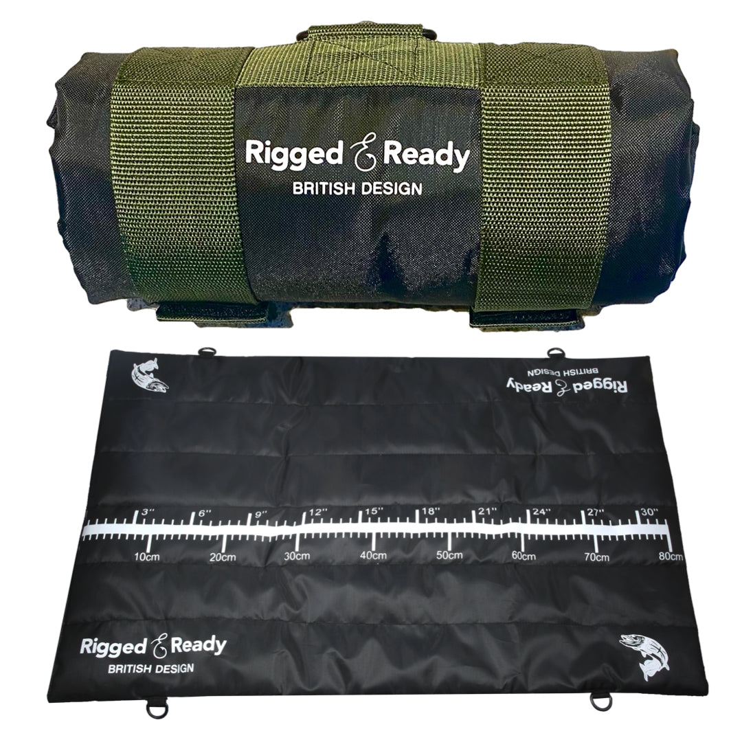 SPECIAL DEAL – FISH RIG 180 ROD + RR1000 REEL, UNHOOKING MAT, NET, 4LB MONO LINE & MIXED SOFT LURE RIG RRP £186.94 NOW £161.94*