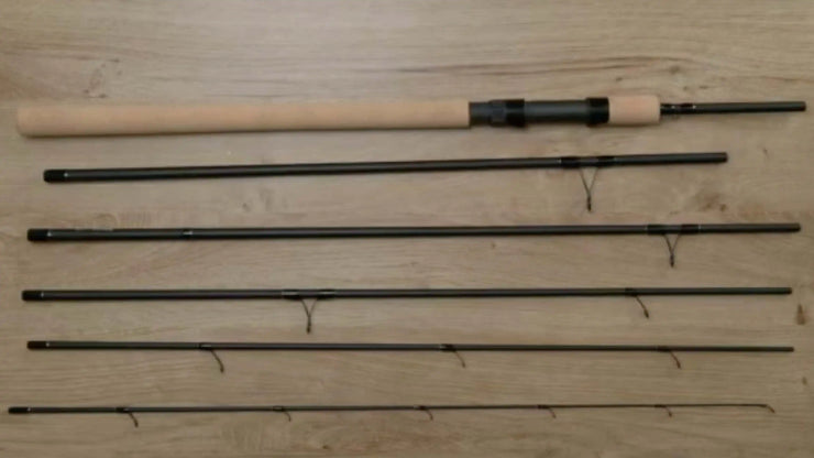 2-IN-1 Float Travel Rod. 6 or 5 Sections. 13” 3.95cm or 11” 3.35cm +T –  Rigged and Ready