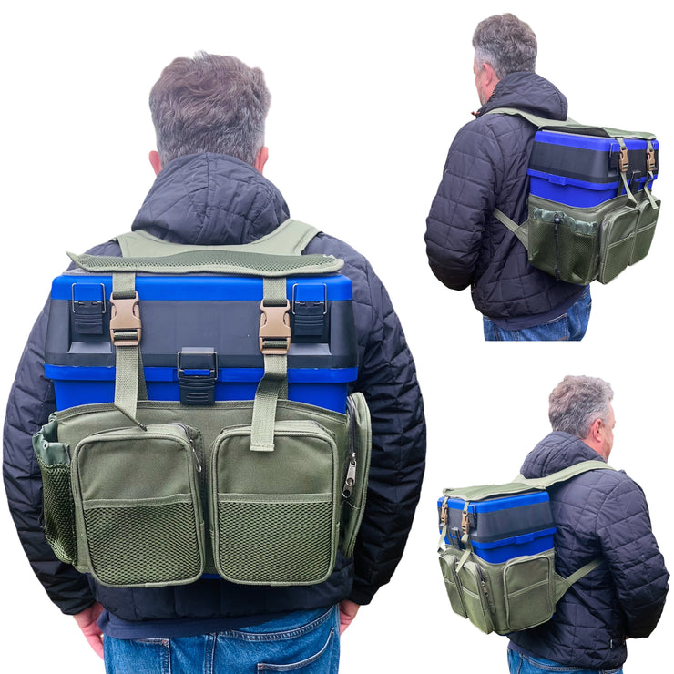 The "Ruck-Seat" Seat-Box + Rucksack Attachment All in One. PRE-ASSEMBLED