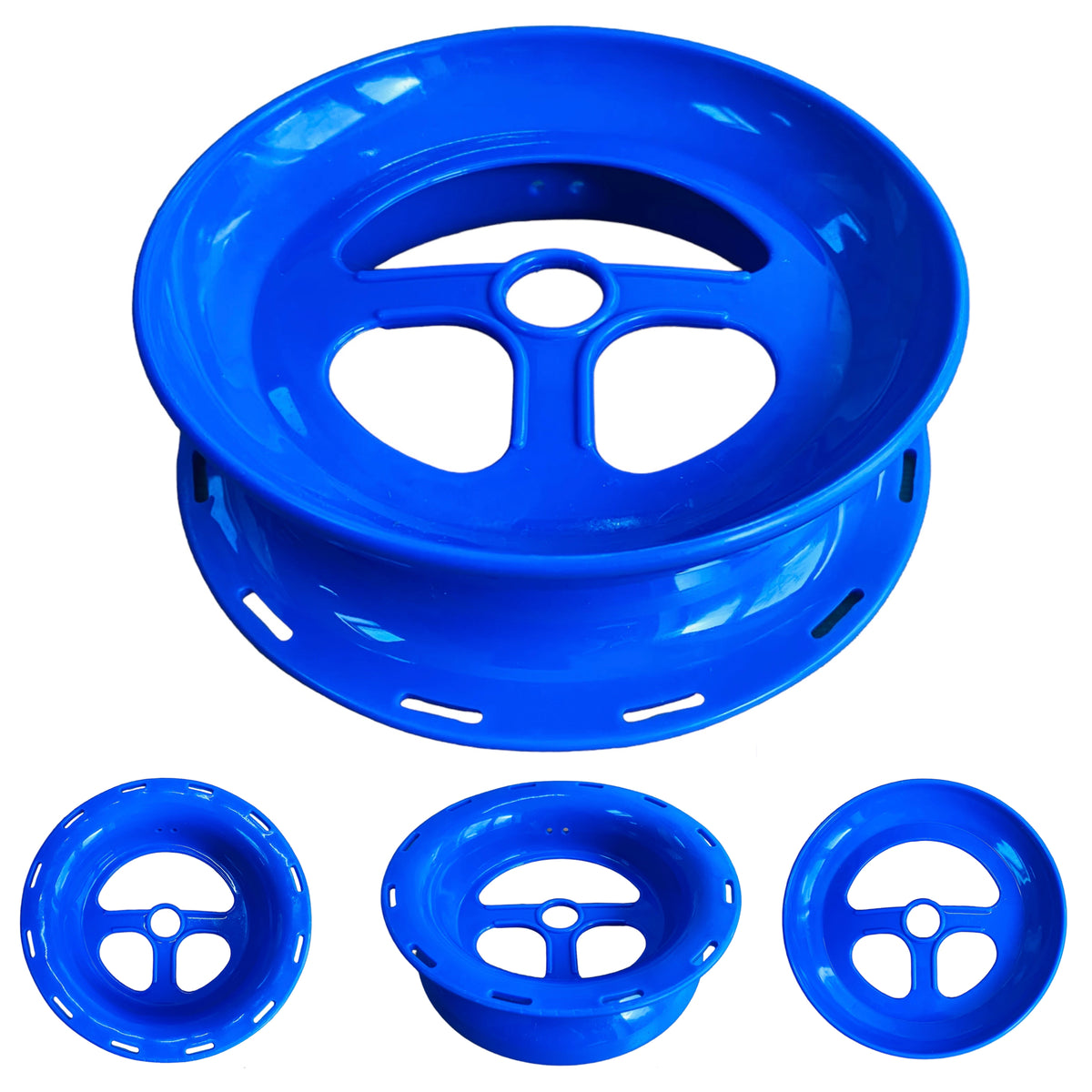 Hand Caster 16cm 6 1/4" Ring-finger holes-Fishing-Kite Fly-Christmas lights (no line)