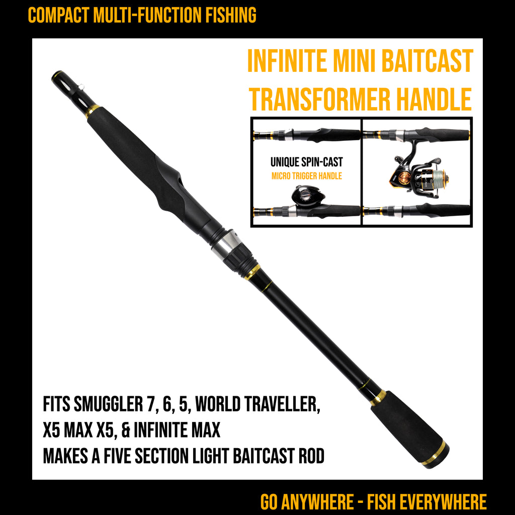 Infinite Mini Handle Baitcast-Spin – Rigged and Ready