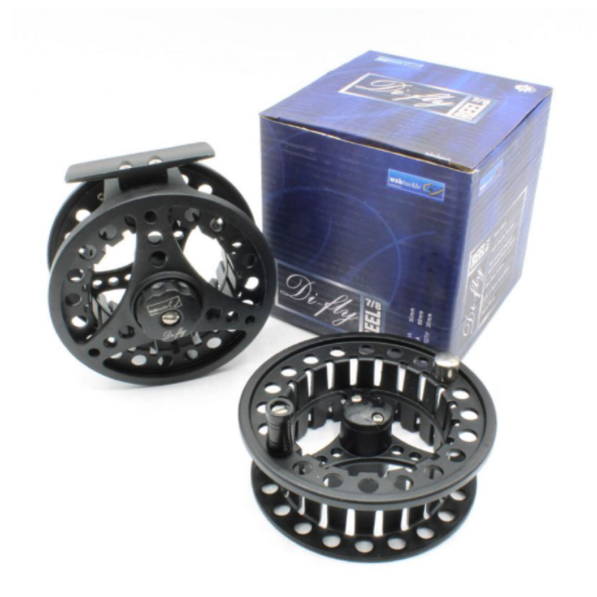Large Arbour Aluminium Fly Reel + Spare Spool