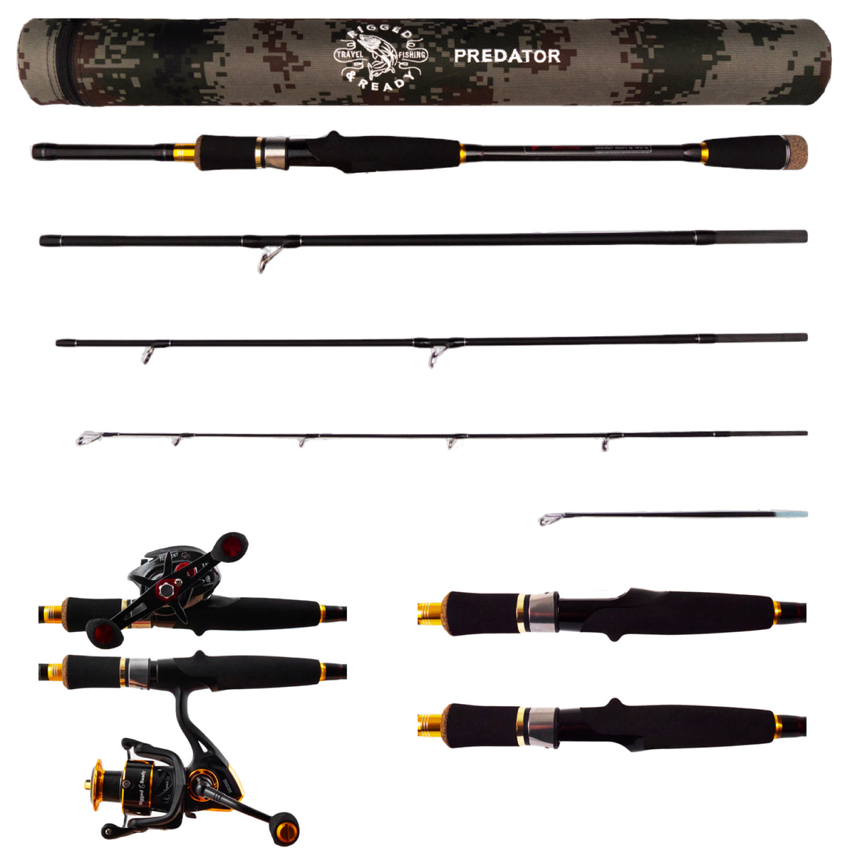 Any Cubic Predator Rods Predator Cast-Spin Unique Fishing Rod 220cm 7'3