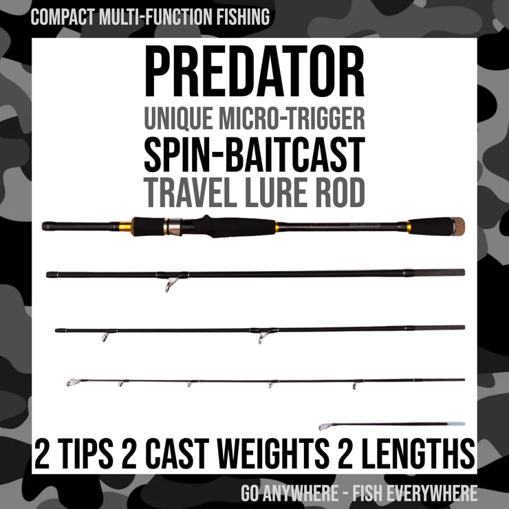 Any Cubic Predator Rods Predator Cast-Spin Unique Fishing Rod 220cm 7'3