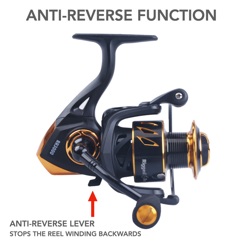 best fixed spool coarse fishing reel RR 6000Reel Big Fish Spin. Smooth Strong Durable Salt Protected