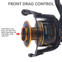 Reel - RR 6000 Big Fish Spin Reel. Smooth strong durable salt protected. 4+1 bearing. Spare spool + bag