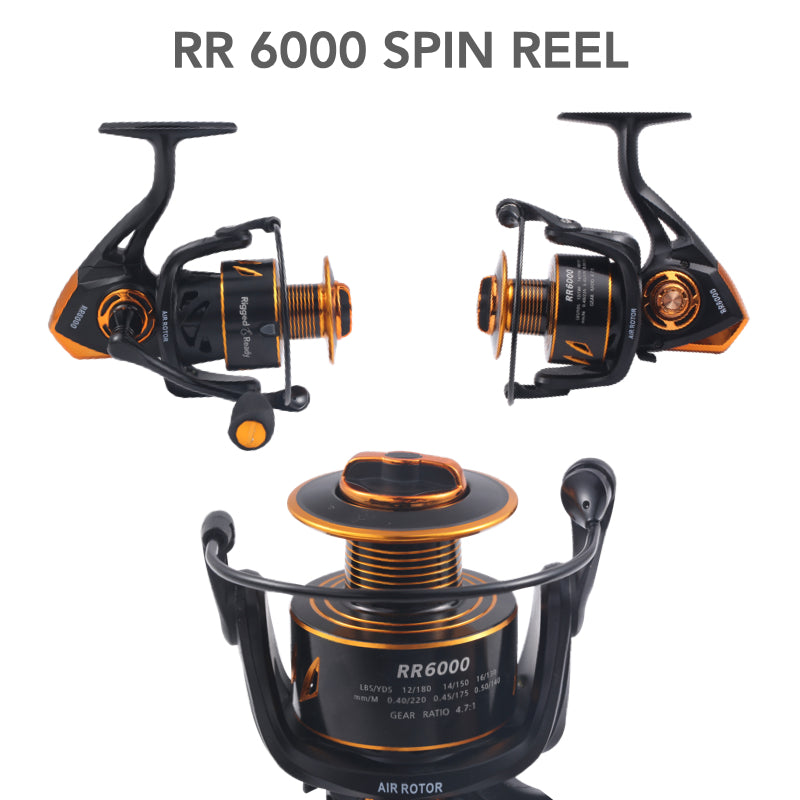 big fish spinning reel RR 6000Reel Big Fish Spin. Smooth Strong Durable Salt Protected
