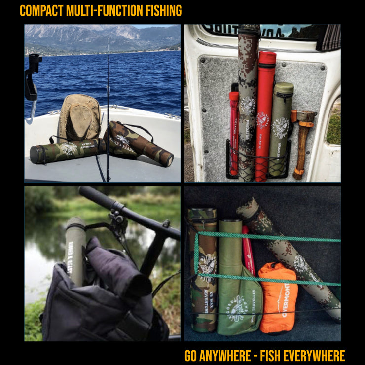 Fishing Rod Tube, Ultralight Portable Fishing Rod Case, Men