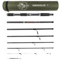 Smuggler 7 Powerful Compact Travel Rod +2 tips. 260+235cm fishing options