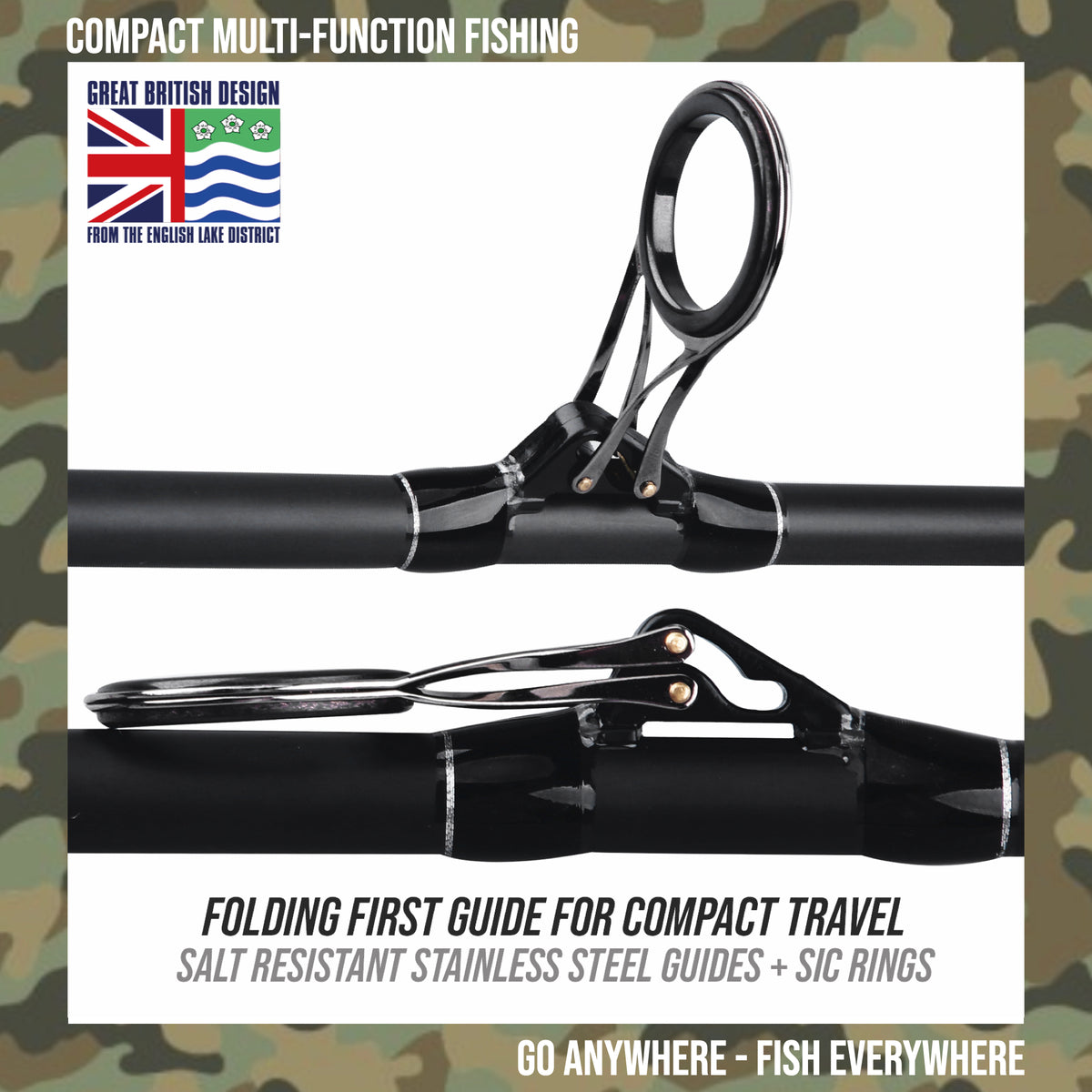 S Max. Big Fish Powerful Predator-Carp-Surf Travel Fishing Rod + 2 tips 3.6+3.2m  11’ 10”+10’ 7”