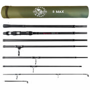S Max. Big Fish Powerful Predator Surf Travel Fishing Rod + 2 tips 3.6+3.2m  11’ 10”+10’ 7”