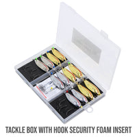 Fish Rig Barbless Spoons 12 Large Premium Fishing Spoons Set Fish Rig 100% Barbless