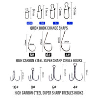 Fish Rig Barbless Spoons 12 Large Premium Fishing Spoons Set Fish Rig 100% Barbless