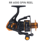 Reel - RR 6000 Big Fish Spin Reel. Smooth strong durable salt protected. 4+1 bearing. Spare spool + bag