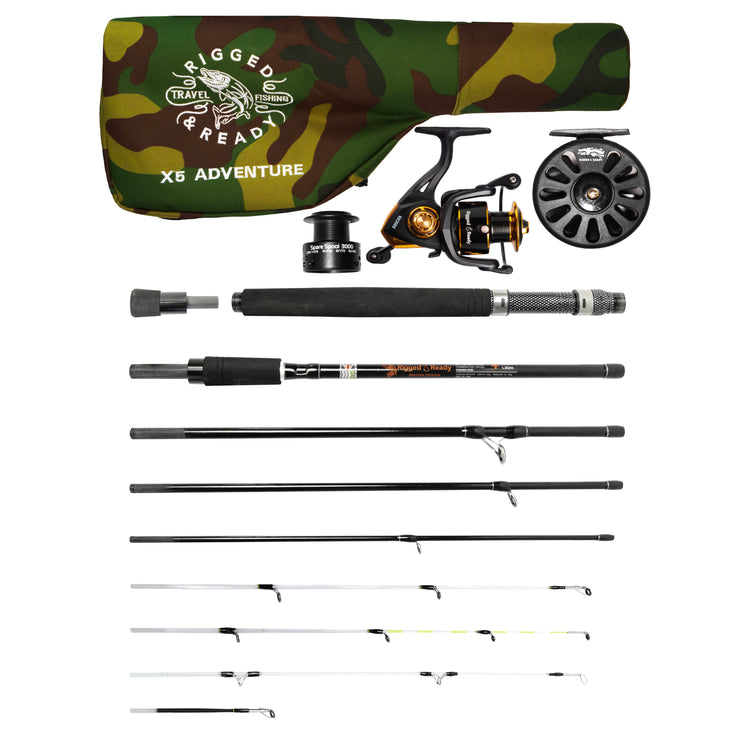 Fishing Rod and Reel Combo Travel Fishing Poles and Reel Combos for  Freshwater Fishing